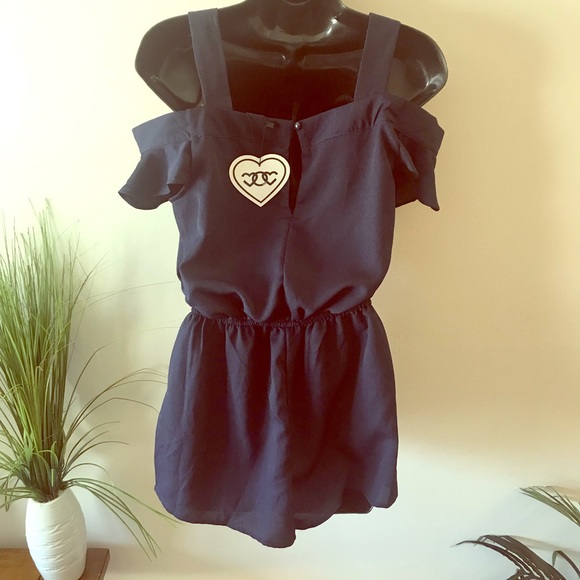Navy Blue Romper 🌻 - Picture 5 of 8